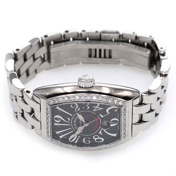 FRANCK MULLER Conquistador 8005LD1R diamond bezel date AT Ladies Watch_843865 - Picture 2 of 6